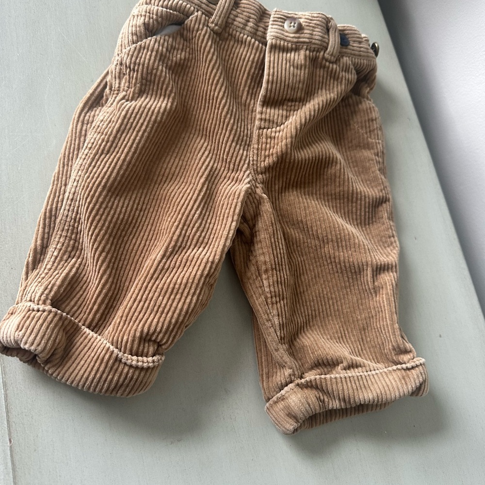 Ralph Lauren Tan Corduroy Kids Pants